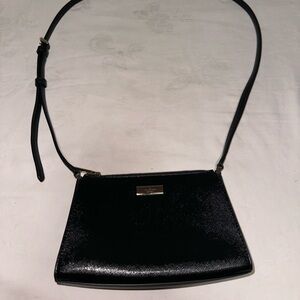Kate Spade Shiny Black Crossbody Bag
